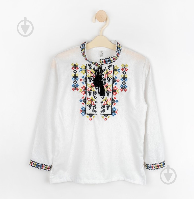 Вишиванка для хлопчиків Dexter`s Roots of Strength р.110 білий d1302-16 - фото 1