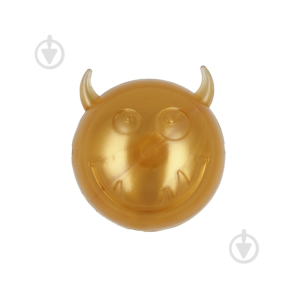 М'яч AnimAll Чортик з пискавкою 65 мм золотистий (182673) - фото 1 М'яч AnimAll Чортик з пискавкою 65 мм золотистий (182673) - фото 1