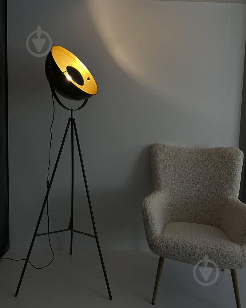 Торшер Goldlux MATYLDA E27 черный 327291 - фото 4