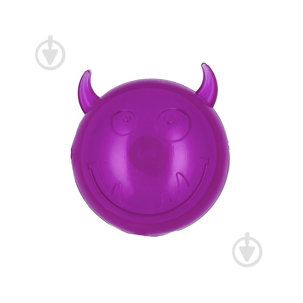 М'яч AnimAll Чортик з пискавкою 65 мм фіолетовий (182677) - фото 1 М'яч AnimAll Чортик з пискавкою 65 мм фіолетовий (182677) - фото 1