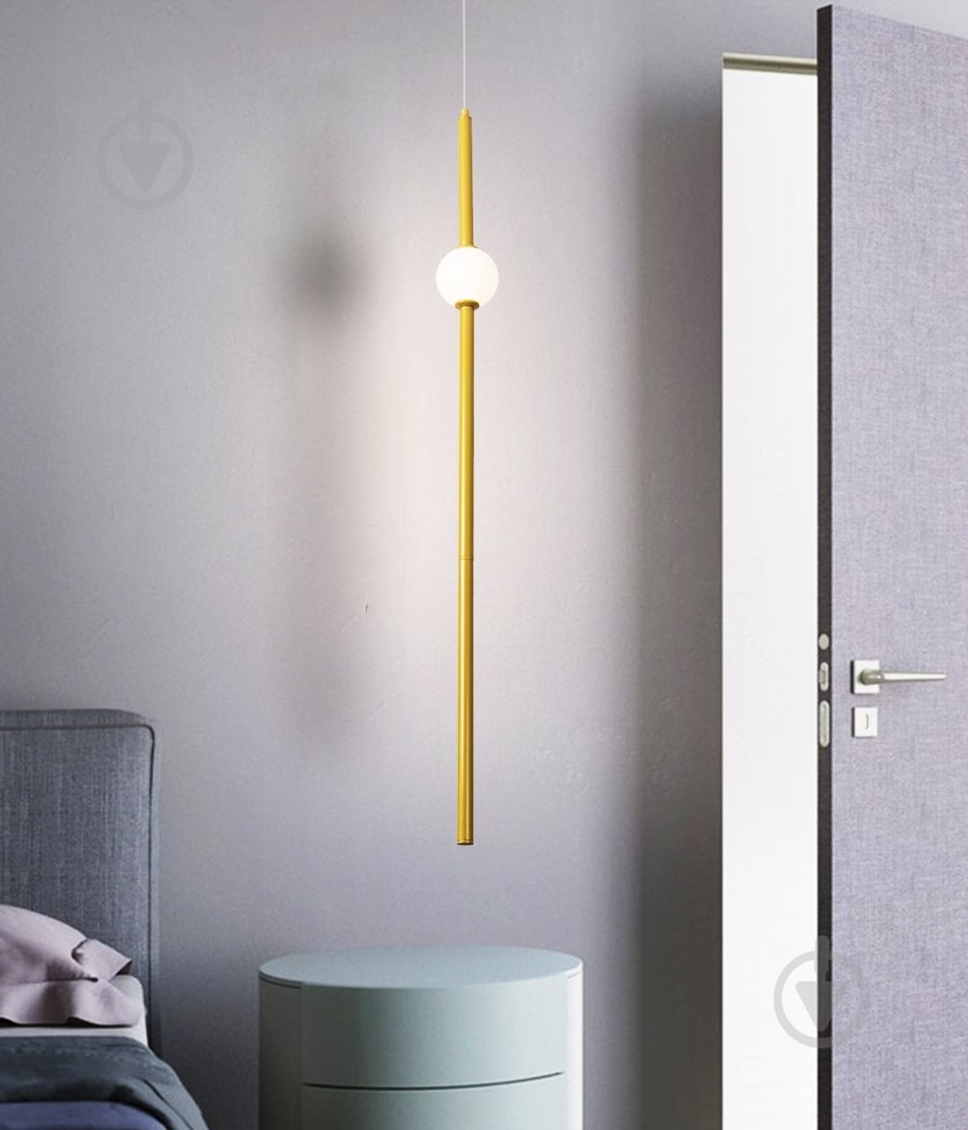 Люстра підвісна Sirius Gold/White 1x5 Вт без цоколя LJ-1003 - фото 1