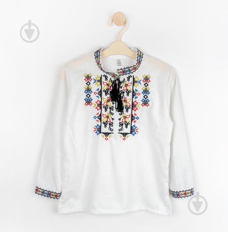 Вышиванка для мальчиков Dexter`s Roots of Strength р.134 белый d1302-16 - фото 1 Вышиванка для мальчиков Dexter`s Roots of Strength р.134 белый d1302-16 - фото 1