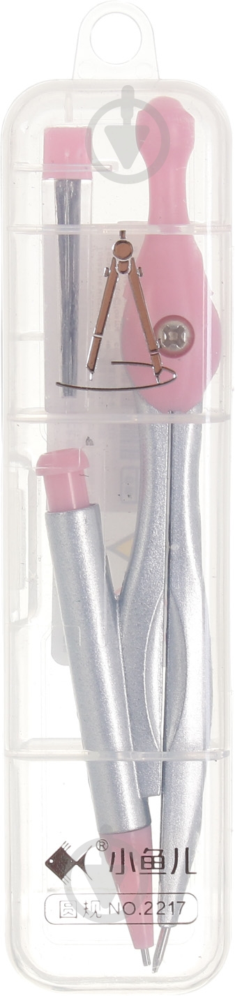 Циркуль розовый с серым - фото 3 Циркуль розовый с серым - фото 3