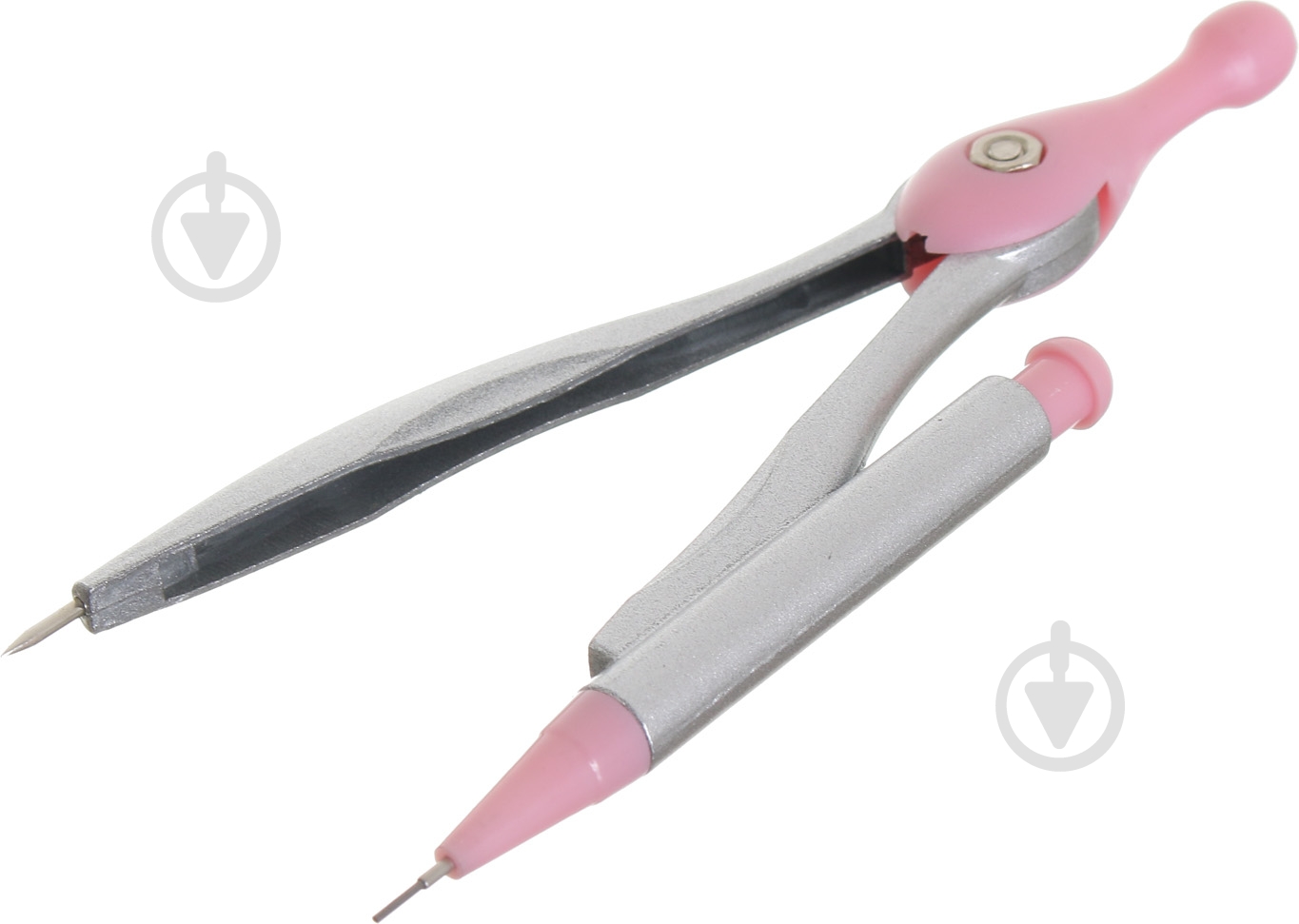 Циркуль розовый с серым - фото 1 Циркуль розовый с серым - фото 1