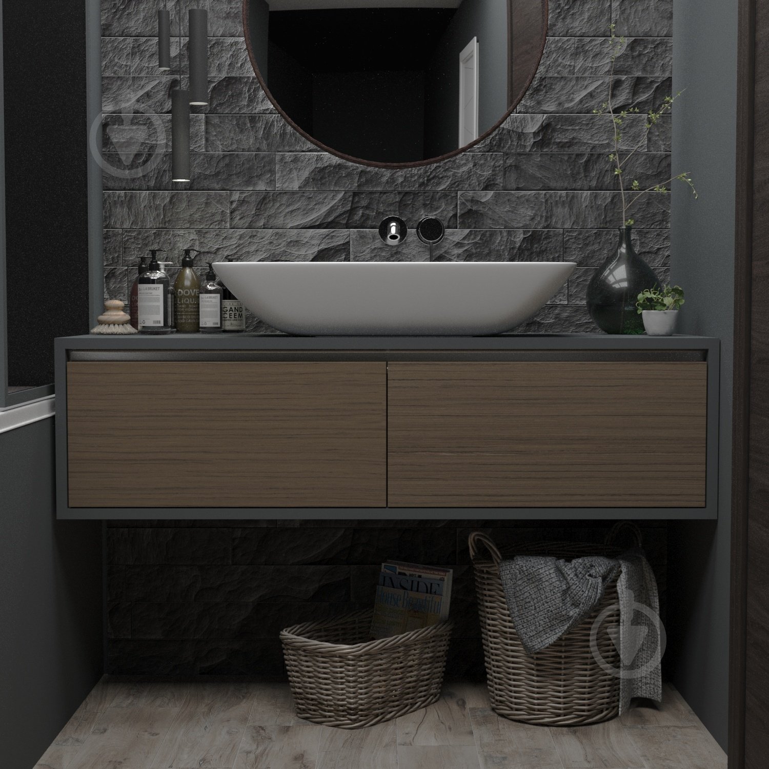 Умивальник Helmken 88670000 прямокутний 70 см, білий - фото 13 Умивальник Helmken 88670000 прямокутний 70 см, білий - фото 13