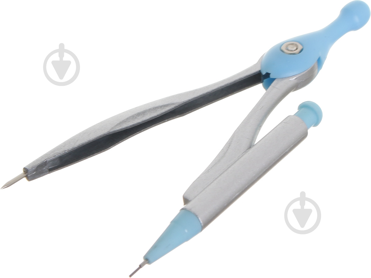 Циркуль голубой с серым - фото 1