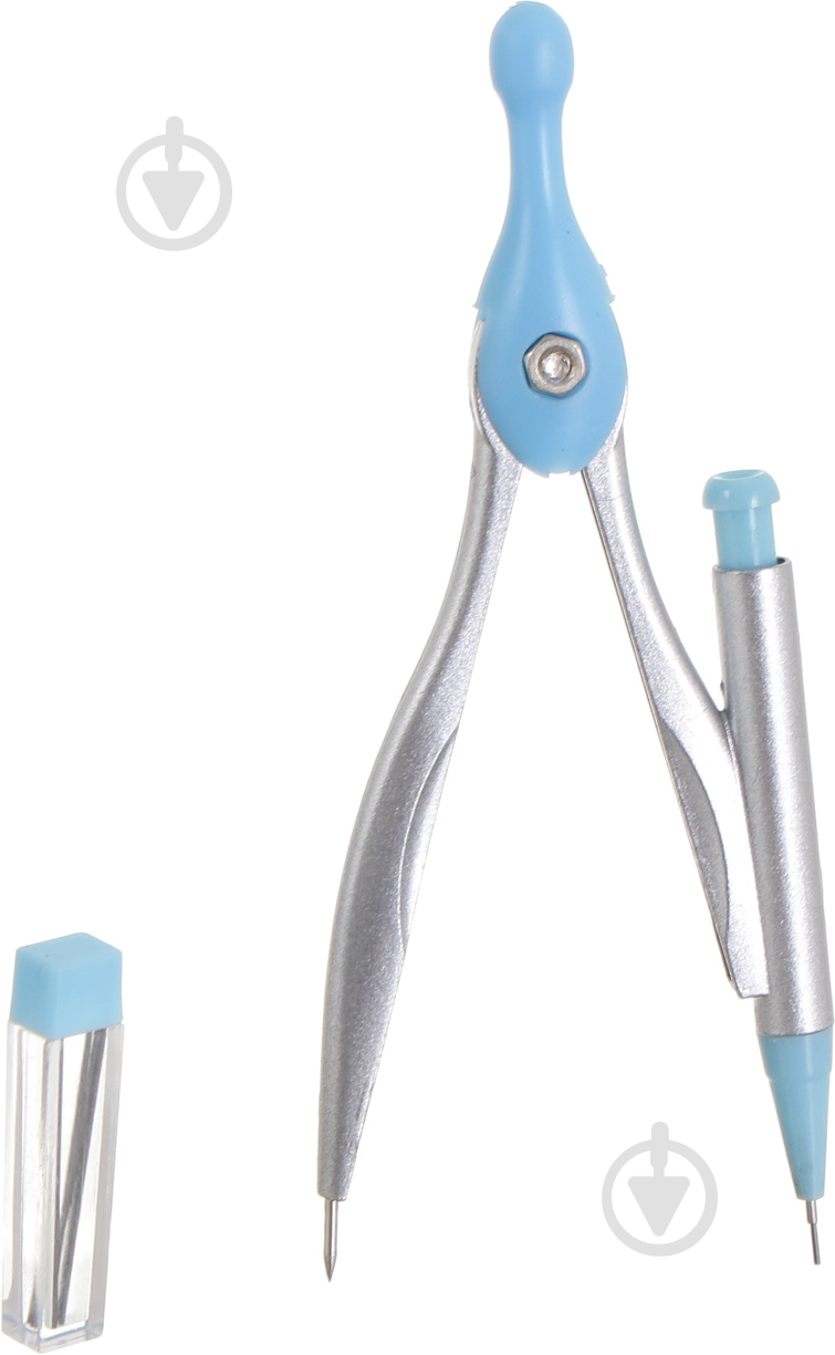 Циркуль голубой с серым - фото 2