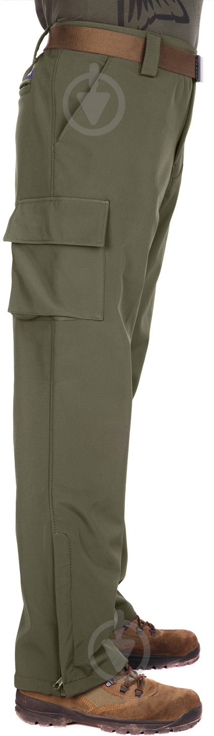 Штаны Klost Soft shell р. XXL khaki 1007 - фото 3