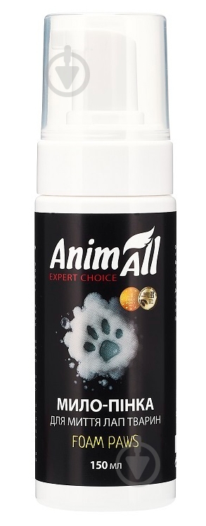 Мыло-пенка AnimAll Clean Paws для мытья лап 150 мл для собак/для котов - фото 1 Мыло-пенка AnimAll Clean Paws для мытья лап 150 мл для собак/для котов - фото 1
