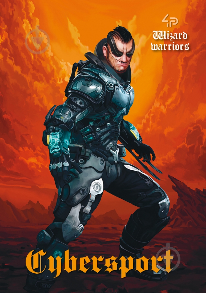 Блокнот Wizard Warriors red A5 40 лист. Profiplan - фото 1