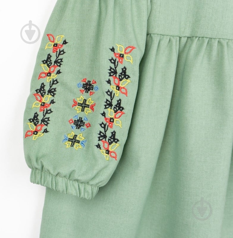 Вишиванка дитяча Dexter`s Blooming Heritage р.86 зелений d1119-5 - фото 3 Вишиванка дитяча Dexter`s Blooming Heritage р.86 зелений d1119-5 - фото 3
