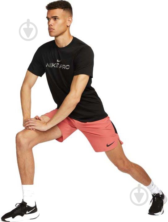 Футболка Nike M NK DF TEE DB NIKE PRO FJ2393-010 р.L черный - фото 3