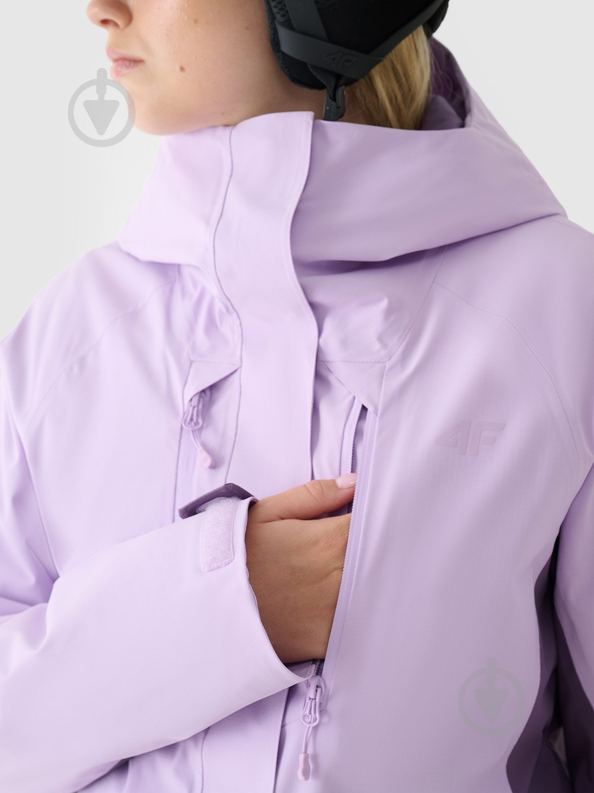 Куртка женская зимняя 4F TECHNICAL JACKET F593 4FWAW24TTJAF593-52S р.XS фиолетовая - фото 8 Куртка женская зимняя 4F TECHNICAL JACKET F593 4FWAW24TTJAF593-52S р.XS фиолетовая - фото 8