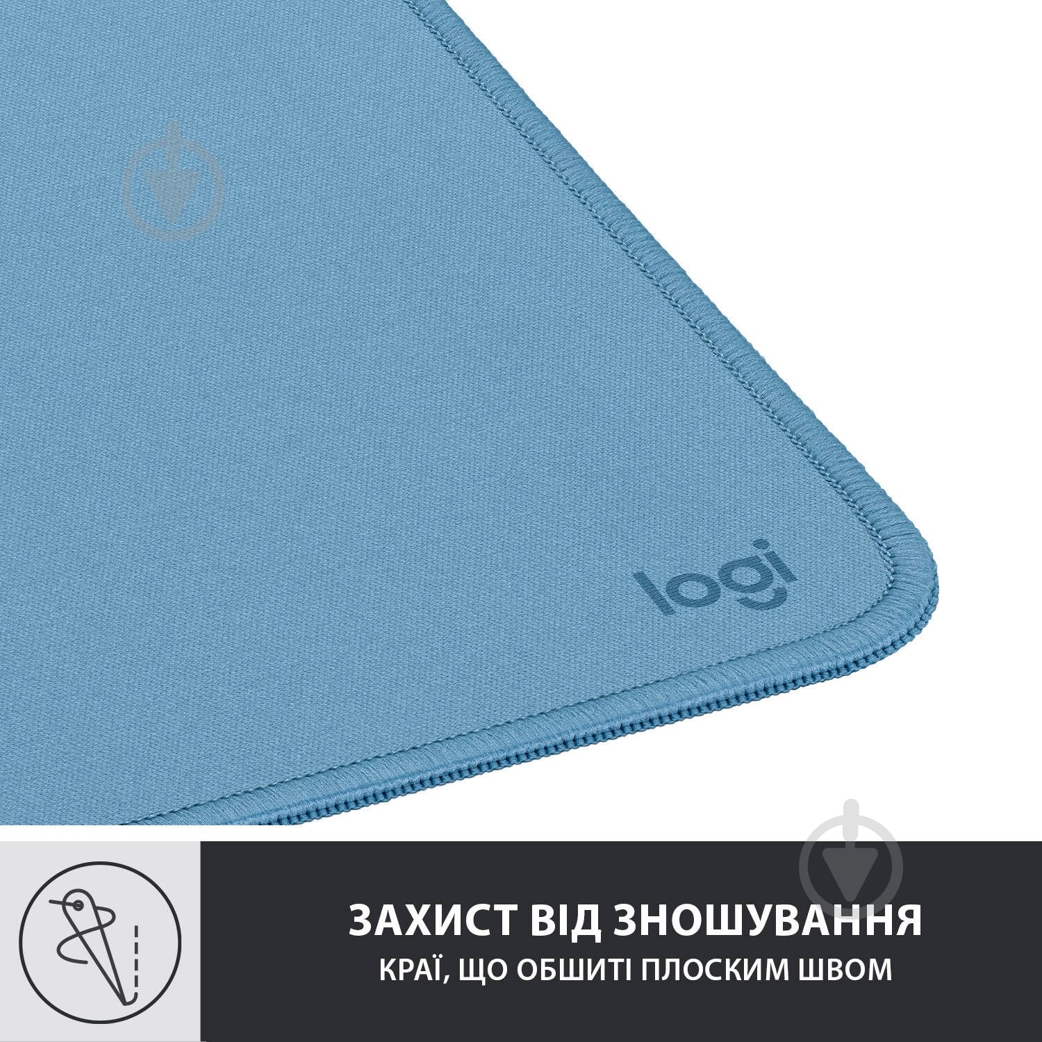 Коврик для мышки Logitech Mouse Pad Studio Series Blue Grey (956-000051) - фото 5 Коврик для мышки Logitech Mouse Pad Studio Series Blue Grey (956-000051) - фото 5