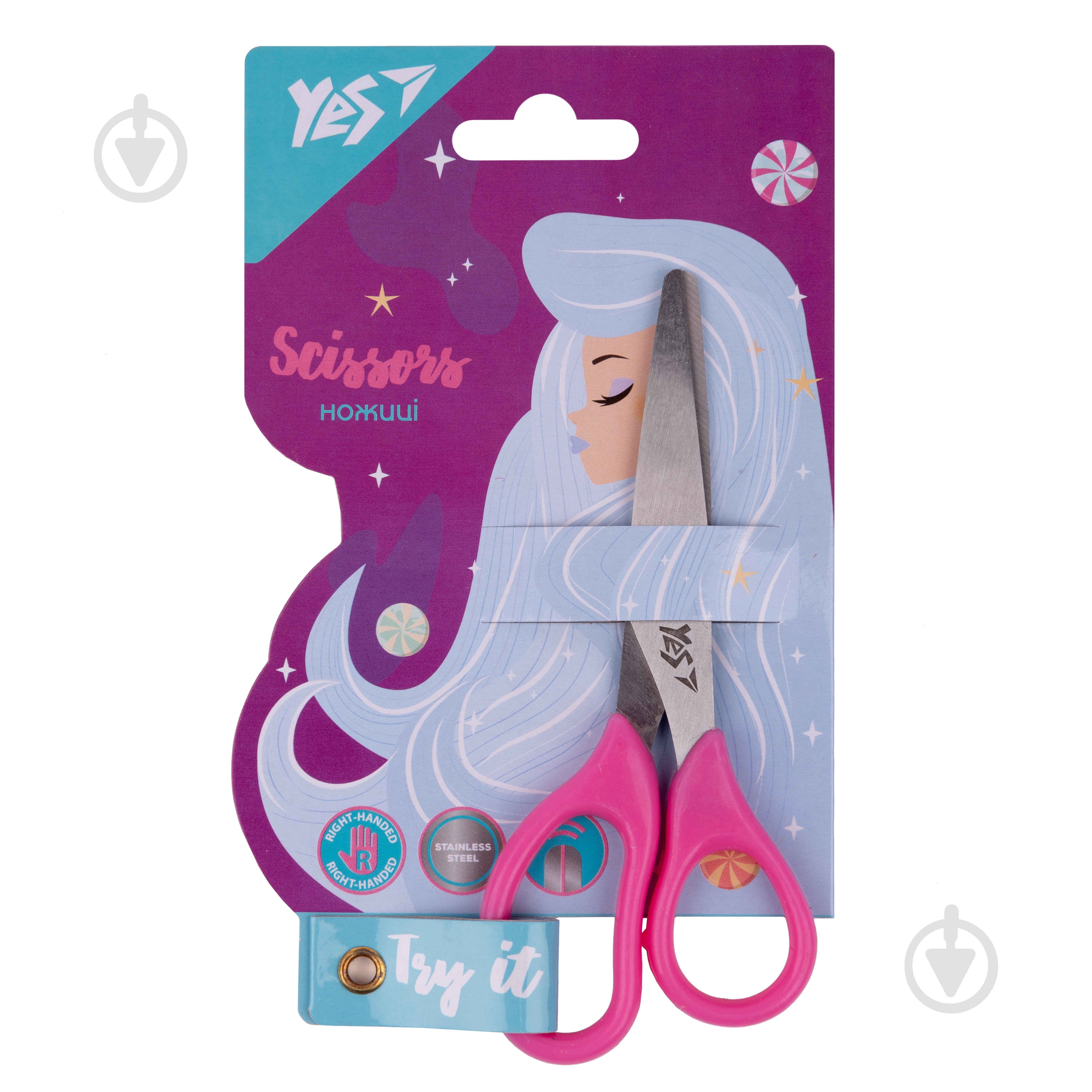 Ножницы 13 см Space Girl YES - фото 1