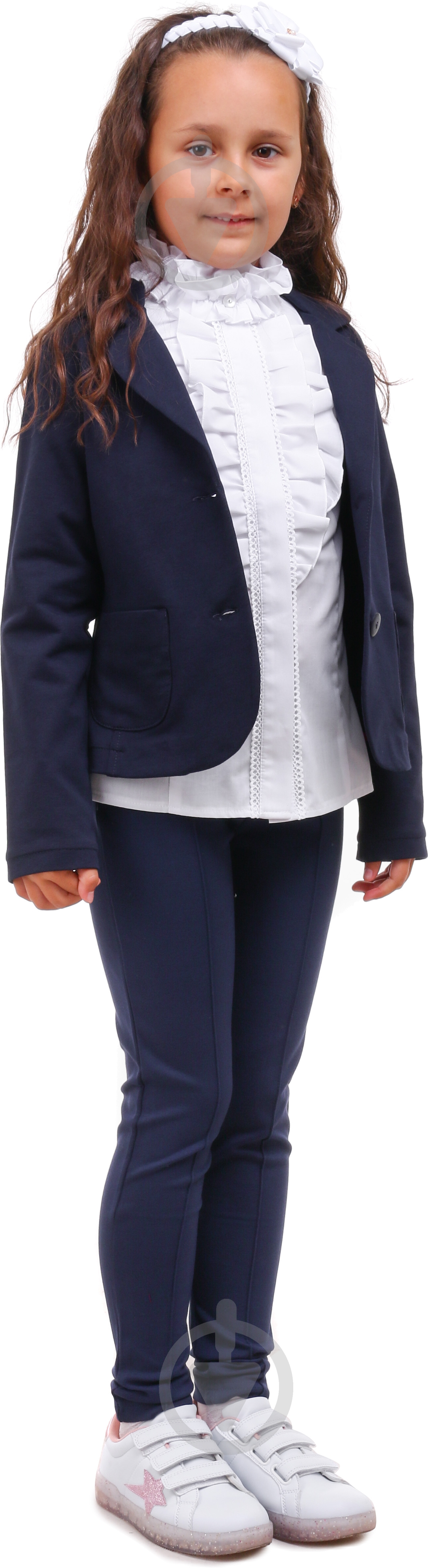 Брюки MAX&MIA 3L3901 р.128 темно-синий - фото 2