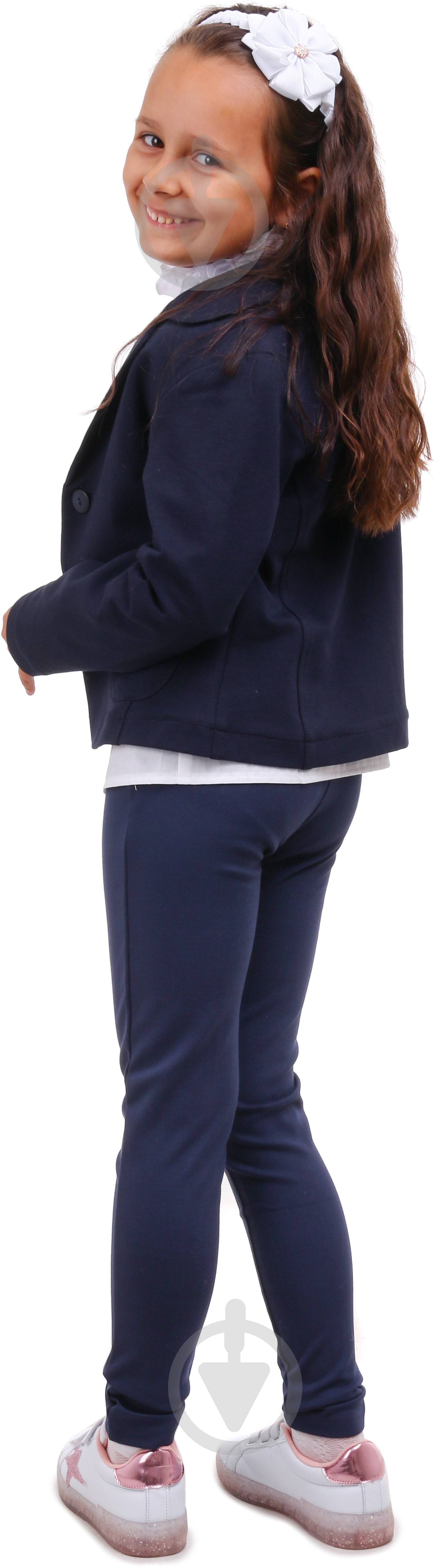 Брюки MAX&MIA 3L3901 р.128 темно-синий - фото 3