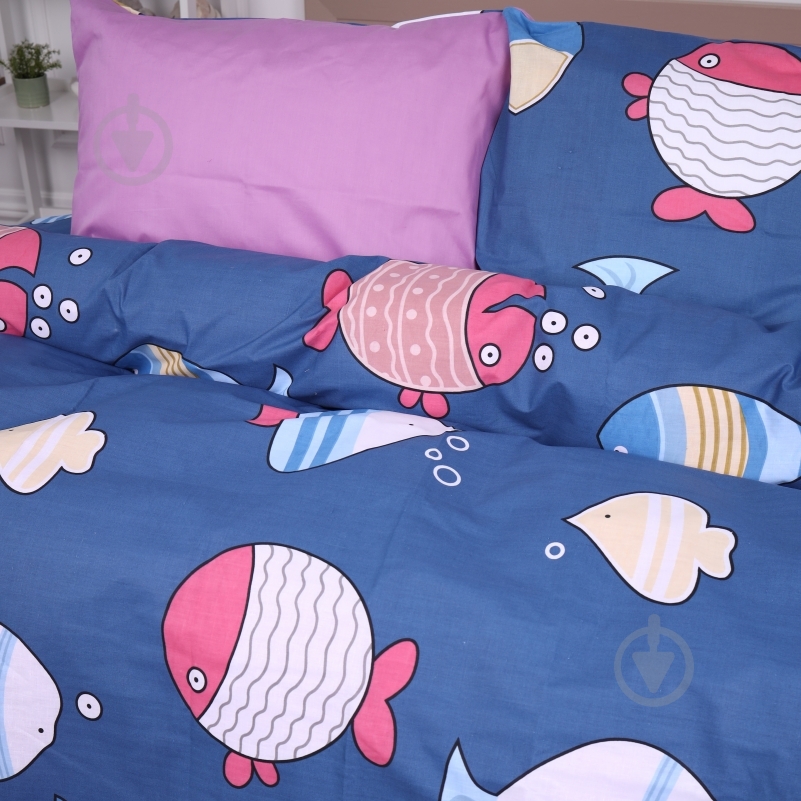 Комплект постельного белья MirSon Ranforce Elite 17-0466 Fish are fabulous мульти - фото 2