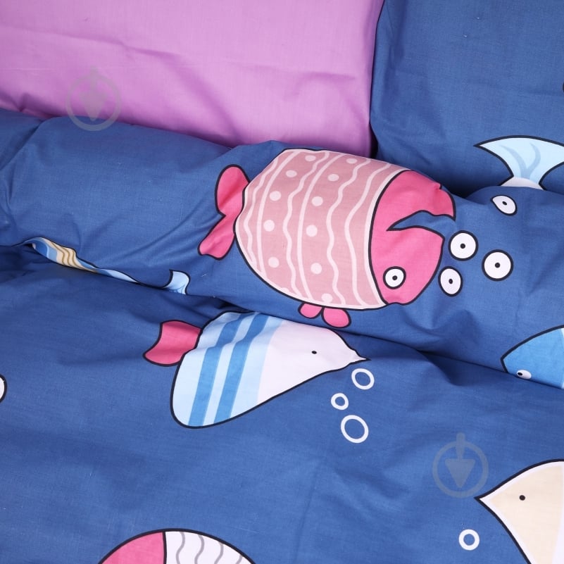 Комплект постельного белья MirSon Ranforce Elite 17-0466 Fish are fabulous мульти - фото 3