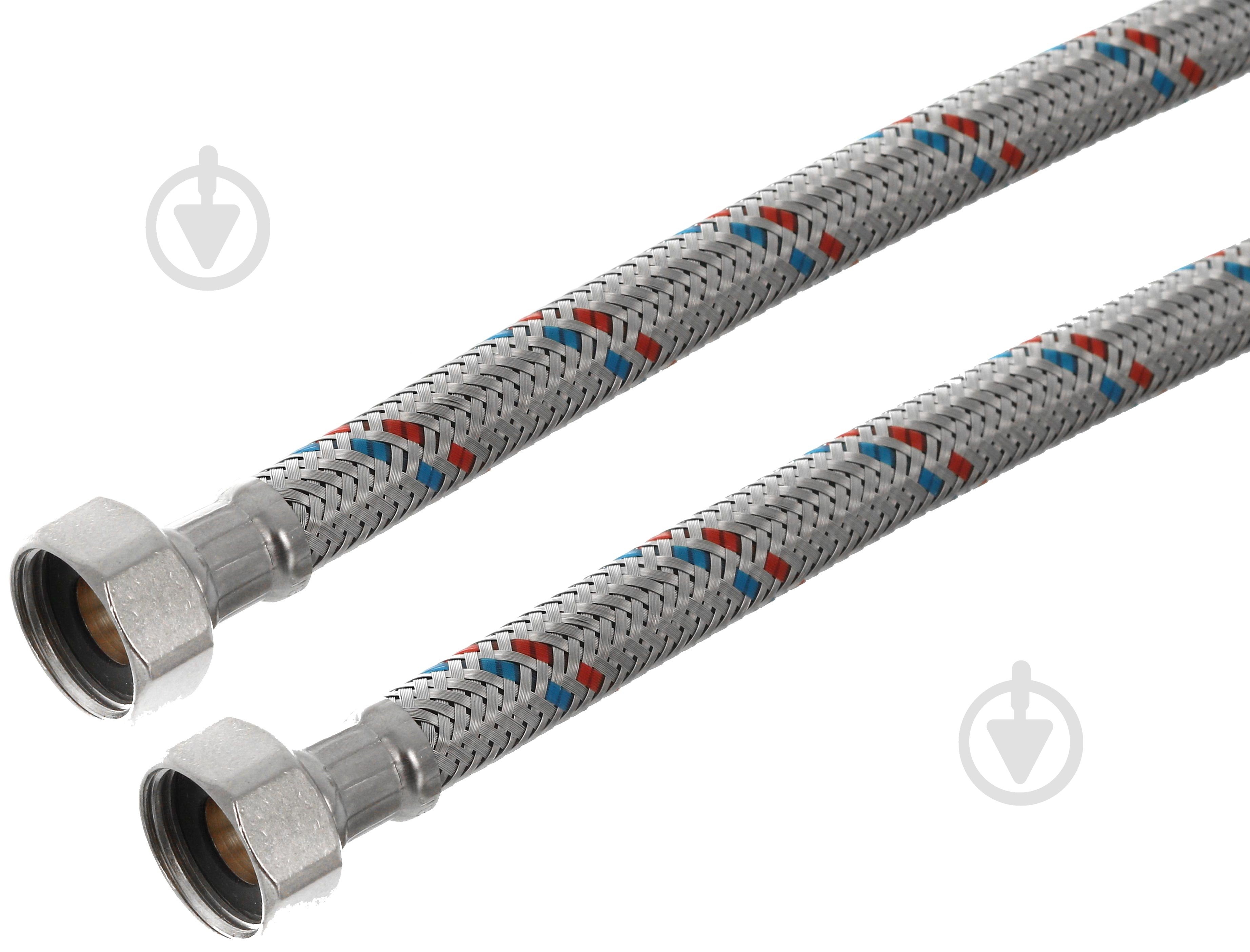 Шланг Water House с мет. плетением 1/2"х1/2" ВВ 150 - фото 1 Шланг Water House с мет. плетением 1/2"х1/2" ВВ 150 - фото 1