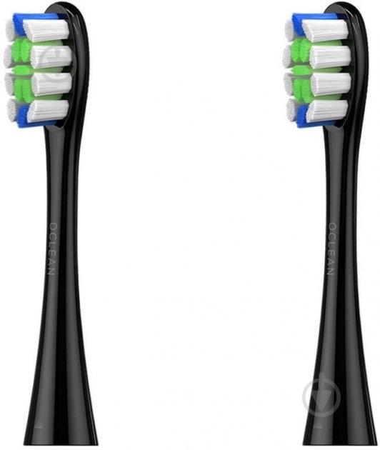 Набор насадок Oclean P1C5 B02 Plaque Control Brush Head Black (2 шт) - фото 1
