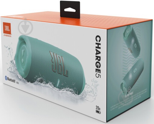 Акустика JBL Charge 5 (JBLCHARGE5TEAL) 2.1 teal (770199) - фото 8