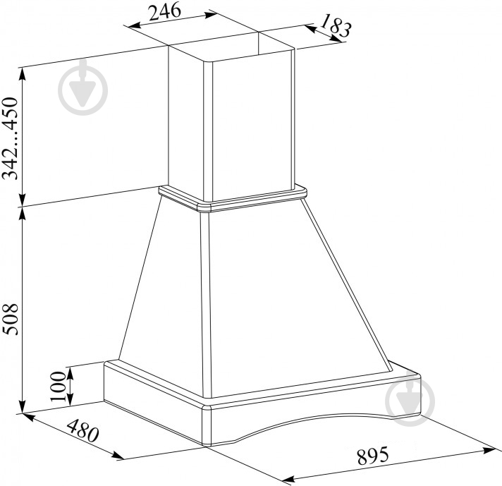 Вытяжка Eleyus Gamma 1000 LED SMD 90 N - фото 13 Вытяжка Eleyus Gamma 1000 LED SMD 90 N - фото 13
