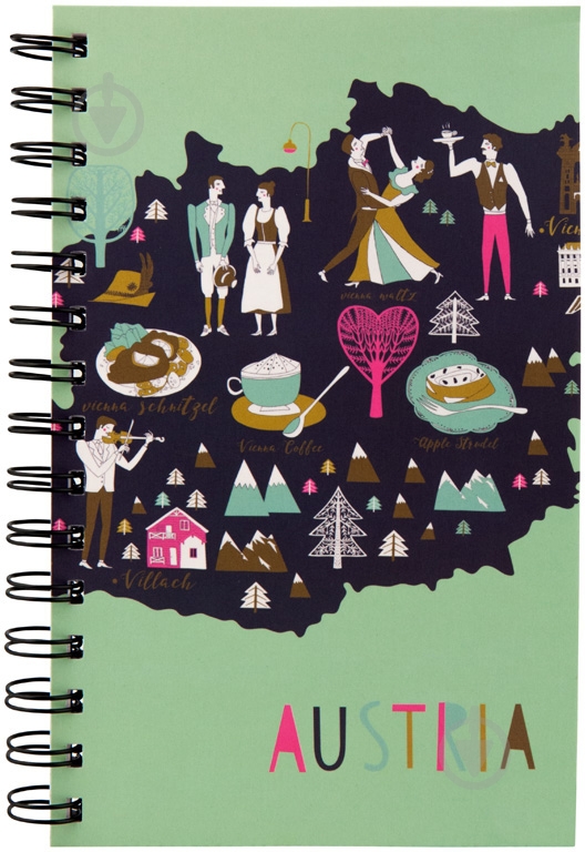 Блокнот A5- 80 листа Maps 8442-05-A Axent - фото 1 Блокнот A5- 80 листа Maps 8442-05-A Axent - фото 1