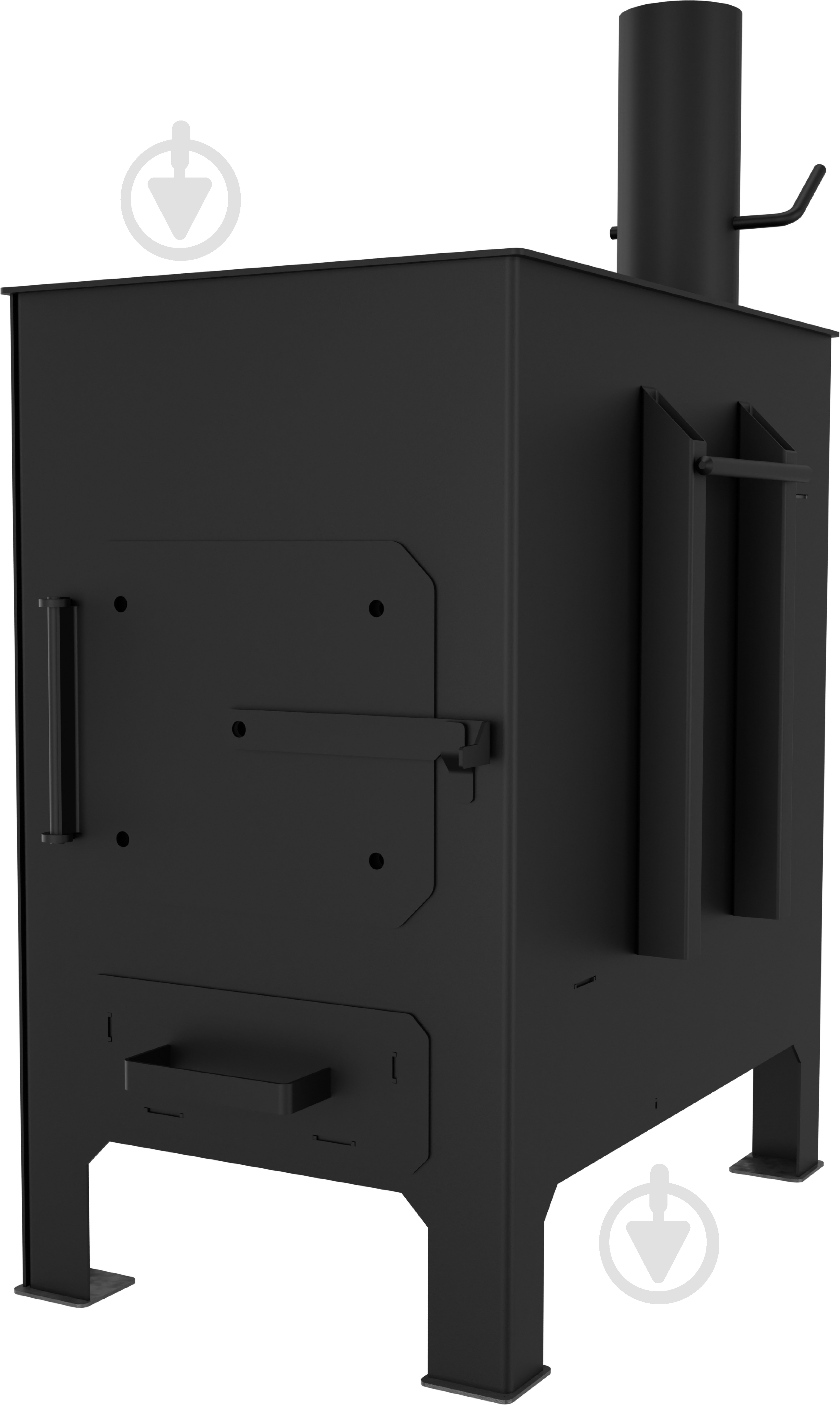 Печь-буржуйка Стальная БПС-540 D=100 - фото 4 Печь-буржуйка Стальная БПС-540 D=100 - фото 4