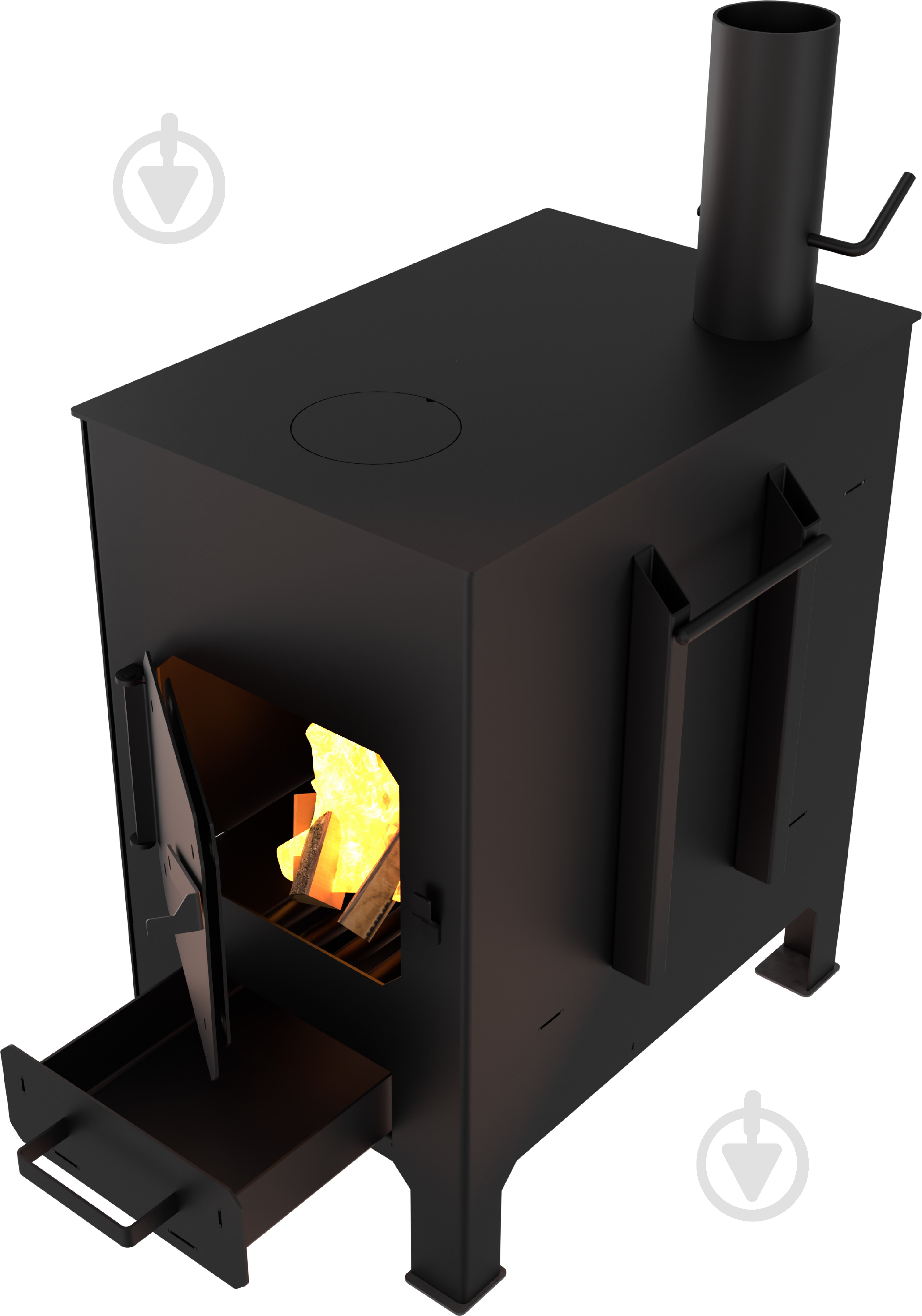 Печь-буржуйка Стальная БПС-540 D=100 - фото 7 Печь-буржуйка Стальная БПС-540 D=100 - фото 7