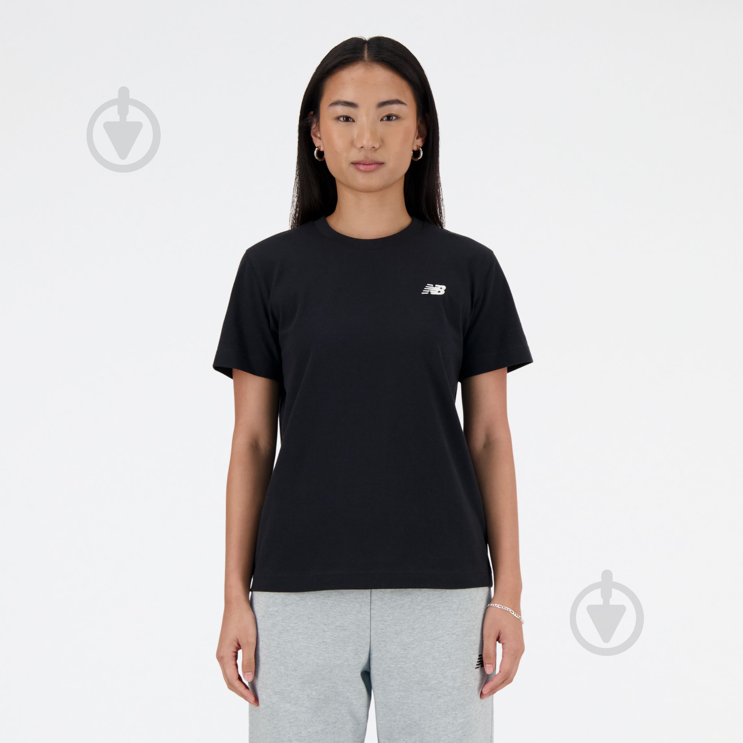 Футболка New Balance WT41509BK р.L сірий - фото 1