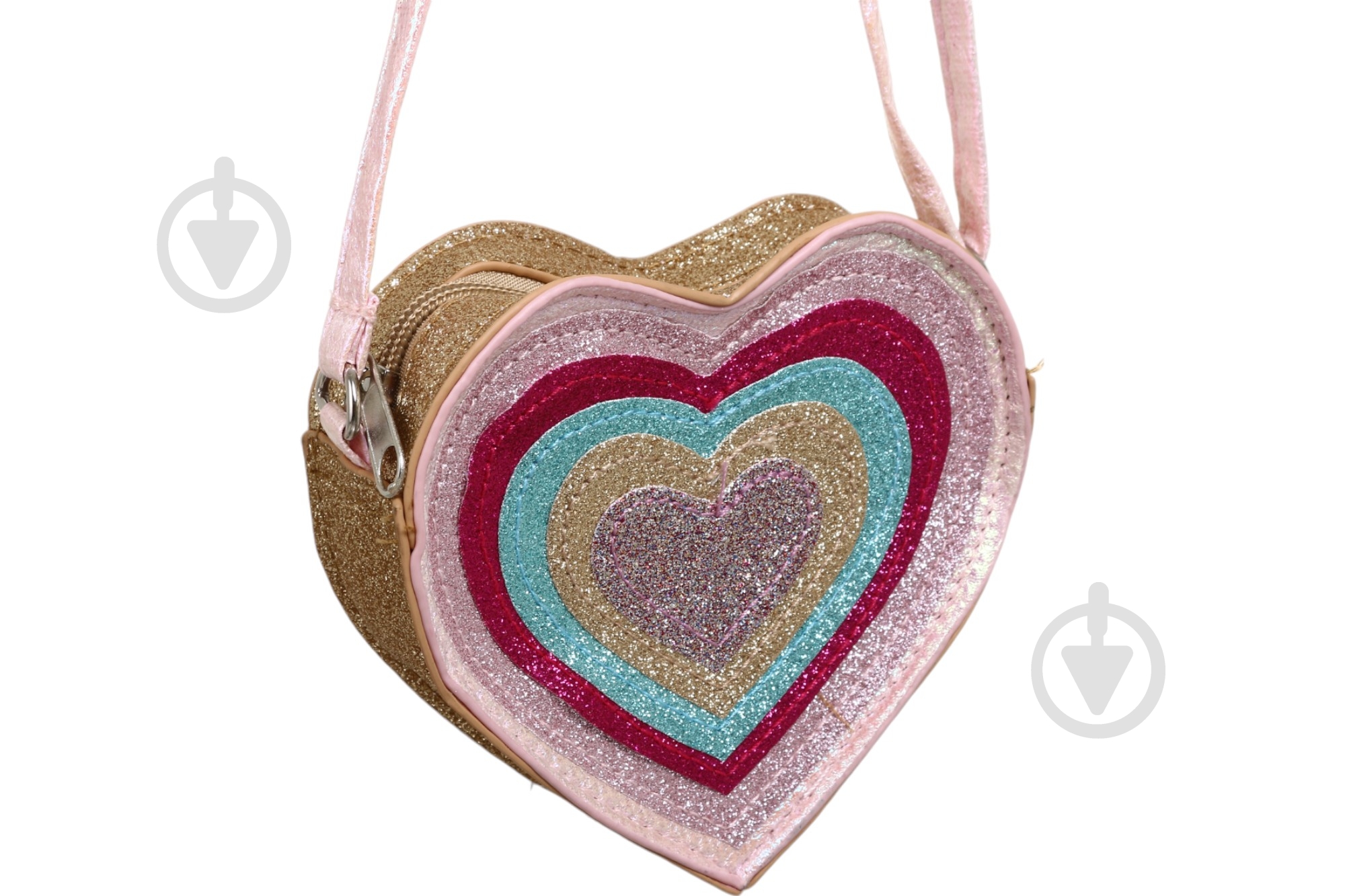 Сумка Luna Kids Сердце 14х13х4.5 см разноцветный - фото 3