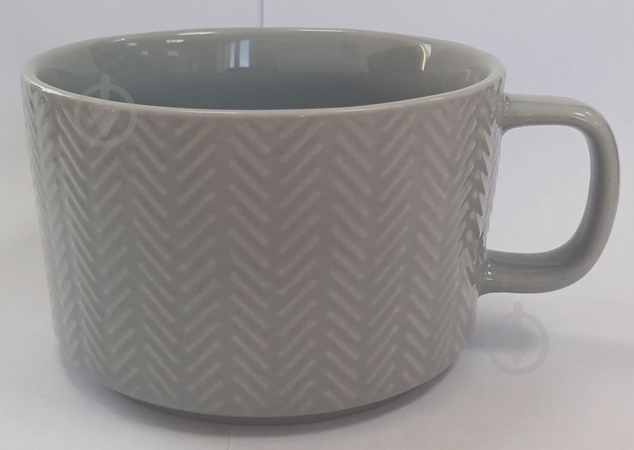 Чашка Milika BigMug Grey 700 мл M0420-KLSP13-T307C - фото 2 Чашка Milika BigMug Grey 700 мл M0420-KLSP13-T307C - фото 2