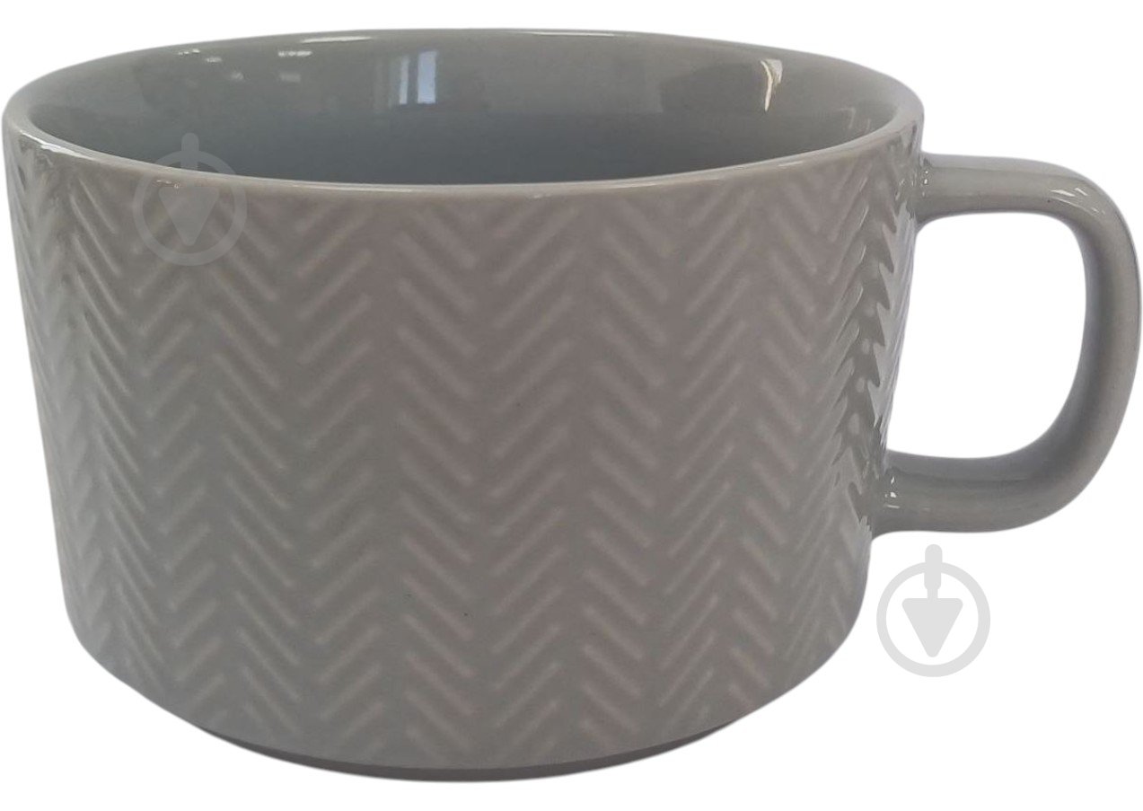 Чашка Milika BigMug Grey 700 мл M0420-KLSP13-T307C - фото 1 Чашка Milika BigMug Grey 700 мл M0420-KLSP13-T307C - фото 1