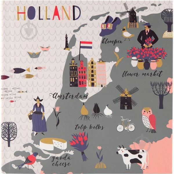 Блокнот Maps 165х165 мм Axent - фото 1