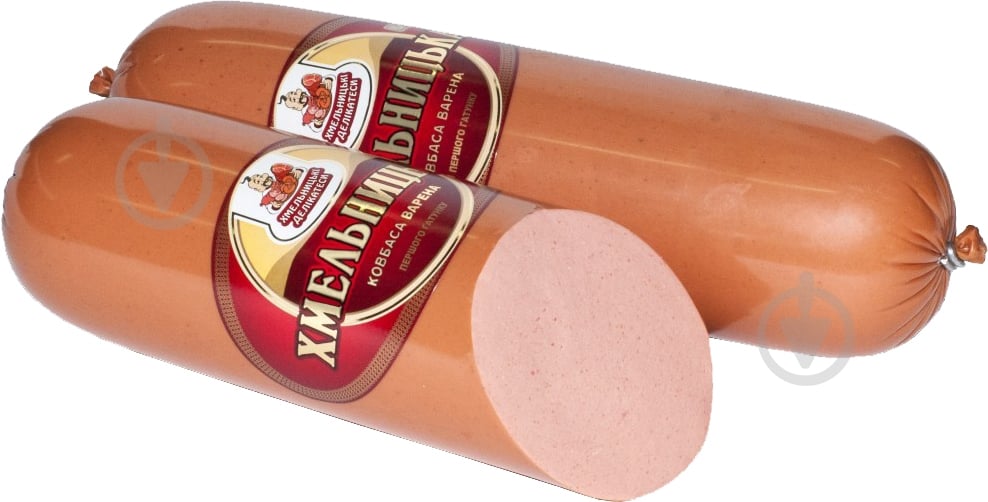 Колбаса Хмельницькі Делікатеси вареная "Хмельницька" первого сорта на развес - фото 1