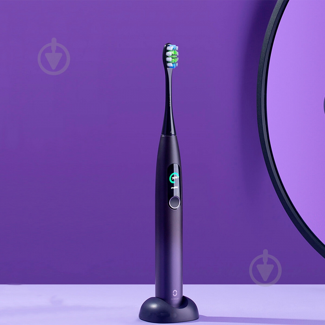 Электрическая зубная щетка Oclean X Pro Aurora Purple (OLED) - фото 6