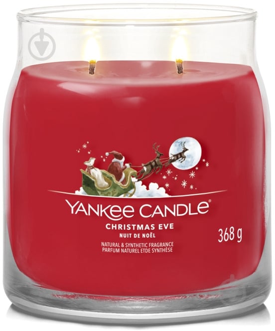 Свеча ароматическая Yankee Candle Christmas Eve (Сочельник) Medium (1631837E) - фото 2