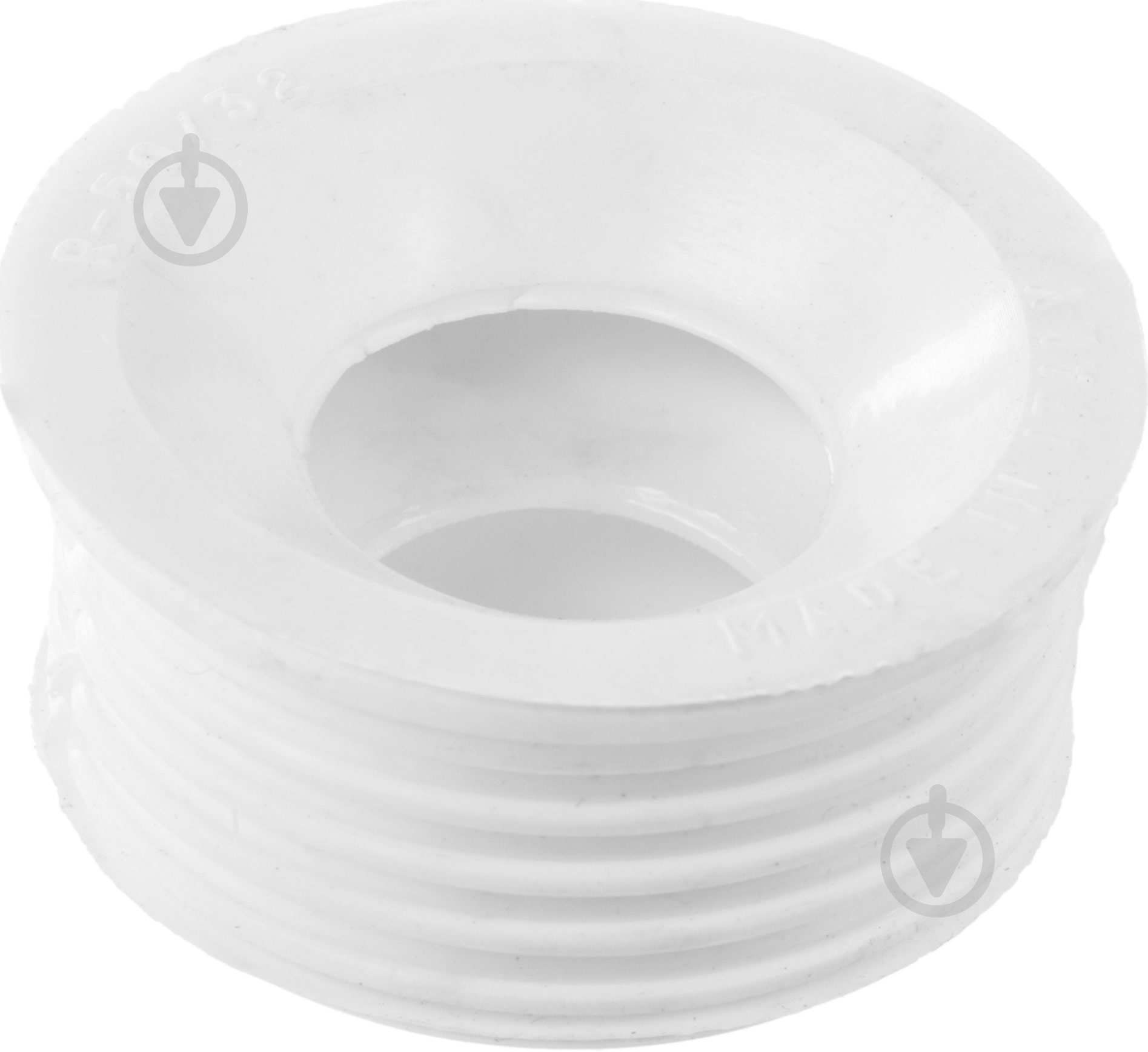 Редукция канализационная Гусак ПВХ белая d50x32 - фото 1