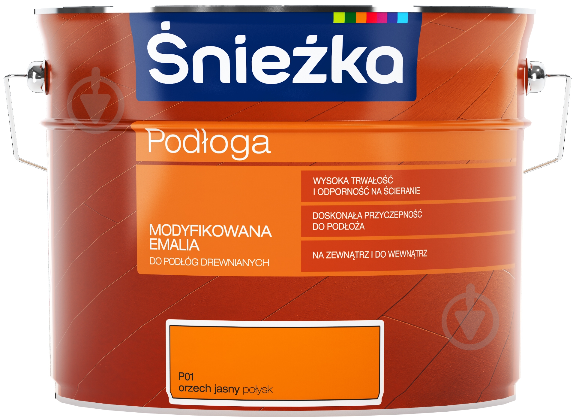 Емаль Sniezka для підлоги Podloga горіх світлий глянець 2,5 л - фото 1