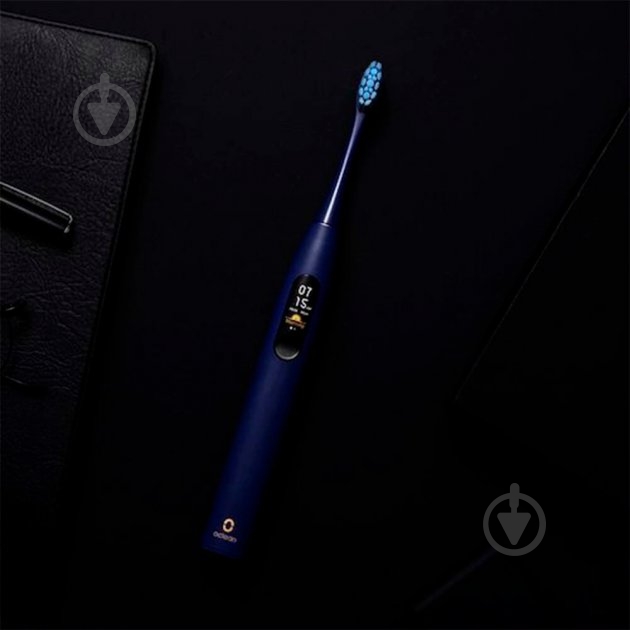 Электрическая зубная щетка Oclean X Pro Navy Blue (OLED) - фото 12
