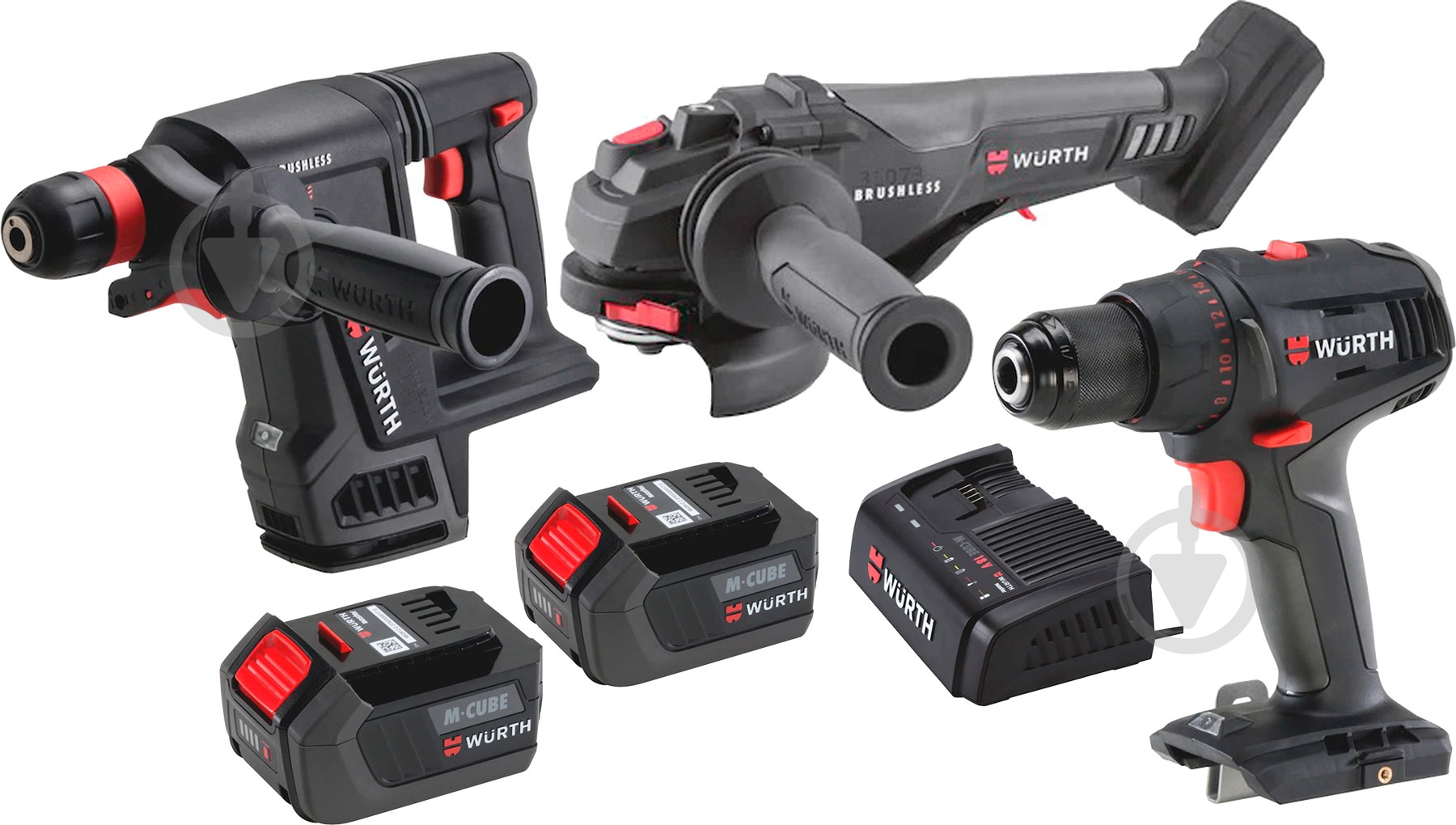 Набор инструментов WURTH 3 в 1 - фото 1