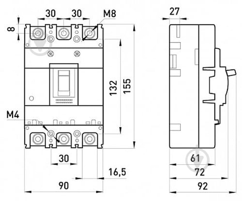 Вимикач E.NEXT e.industrial.ukm.100S.100 i0010006 - фото 2