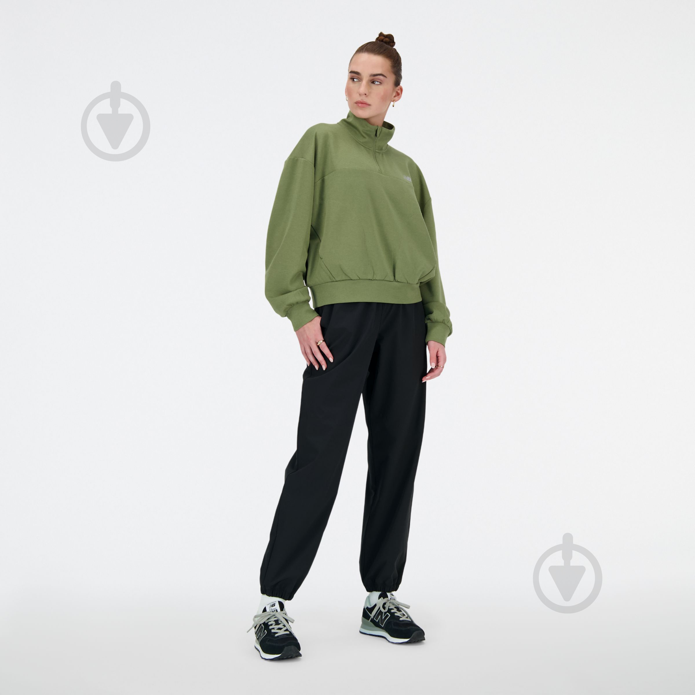 Брюки New Balance WP41572BK р. M черный - фото 1
