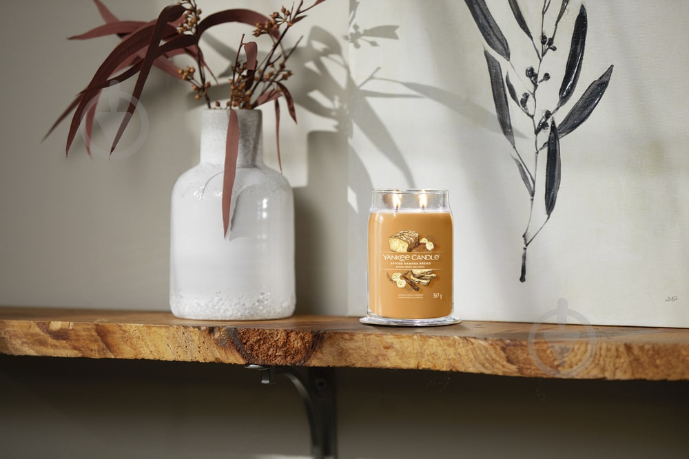 Свеча ароматическая Yankee Candle Spiced Banana Bread (Банановый хлеб) Large (1629991E) - фото 3