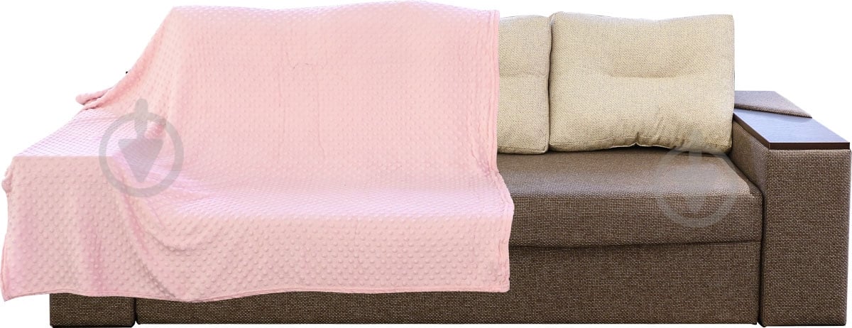 Плед Basic 140x180 см розовый La Nuit - фото 1