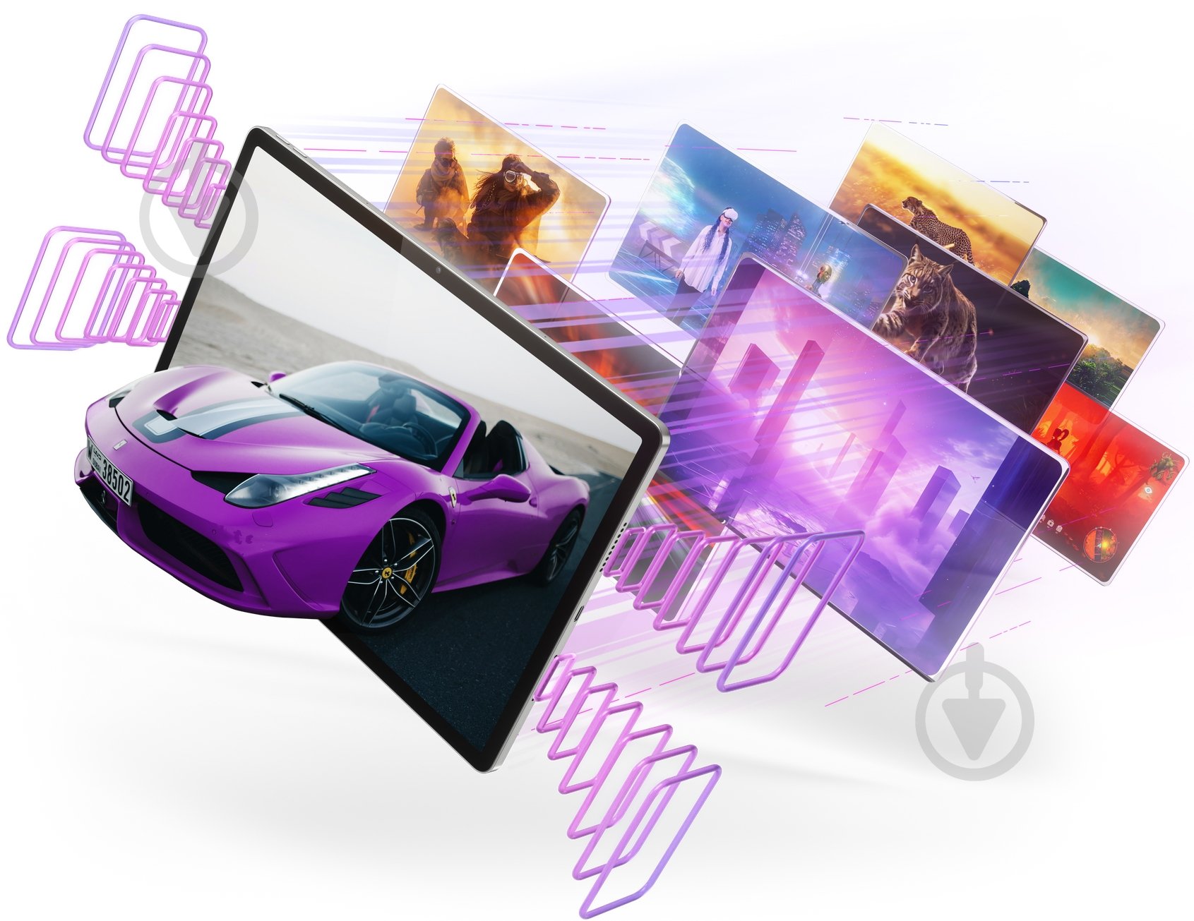 Планшет Lenovo Idea Tab Pro with Matte Display + Pen 12,7" 8/256GB Wi-Fi luna grey (ZAE50114UA) - фото 10