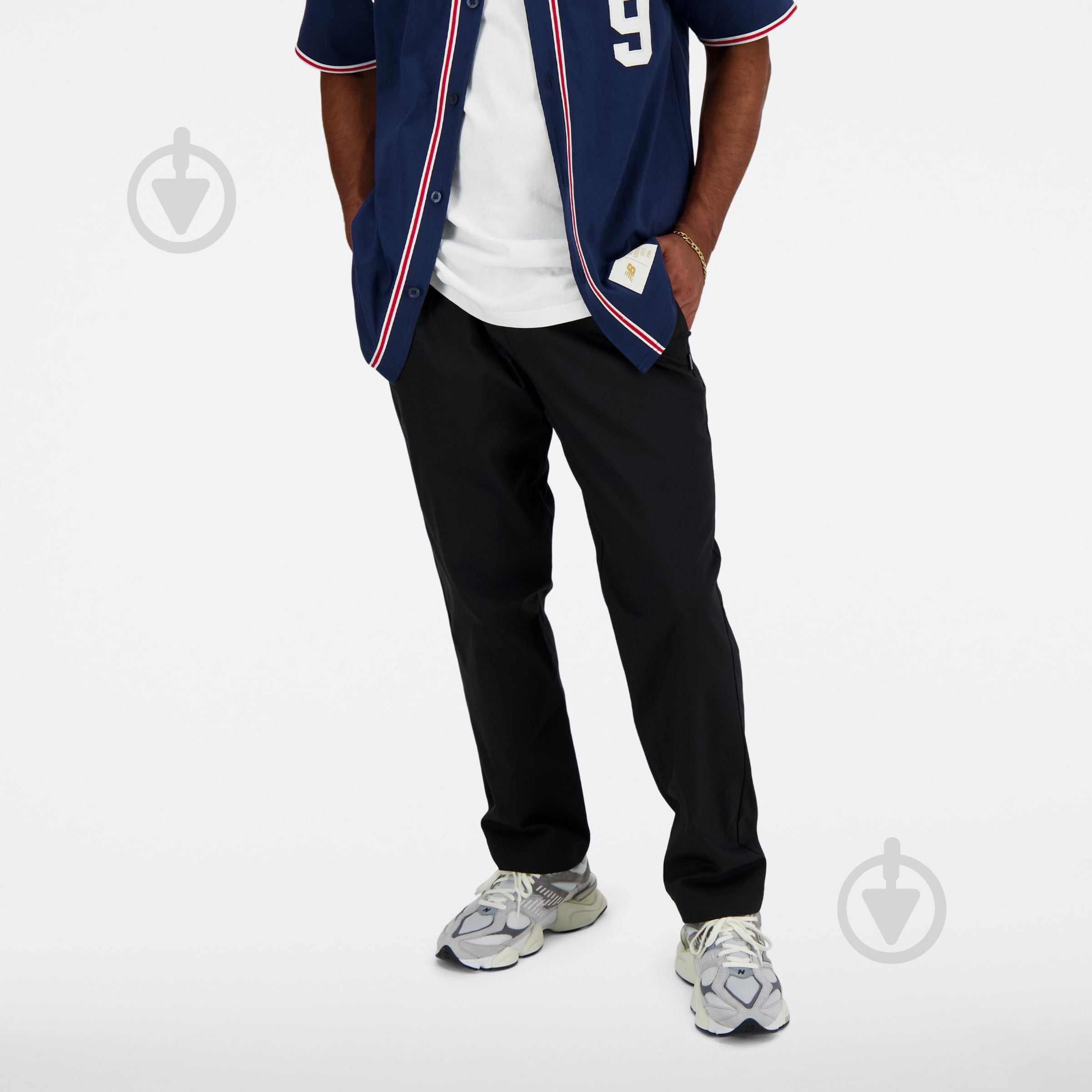 Брюки New Balance MP41575BK р. M черный - фото 2 Брюки New Balance MP41575BK р. M черный - фото 2
