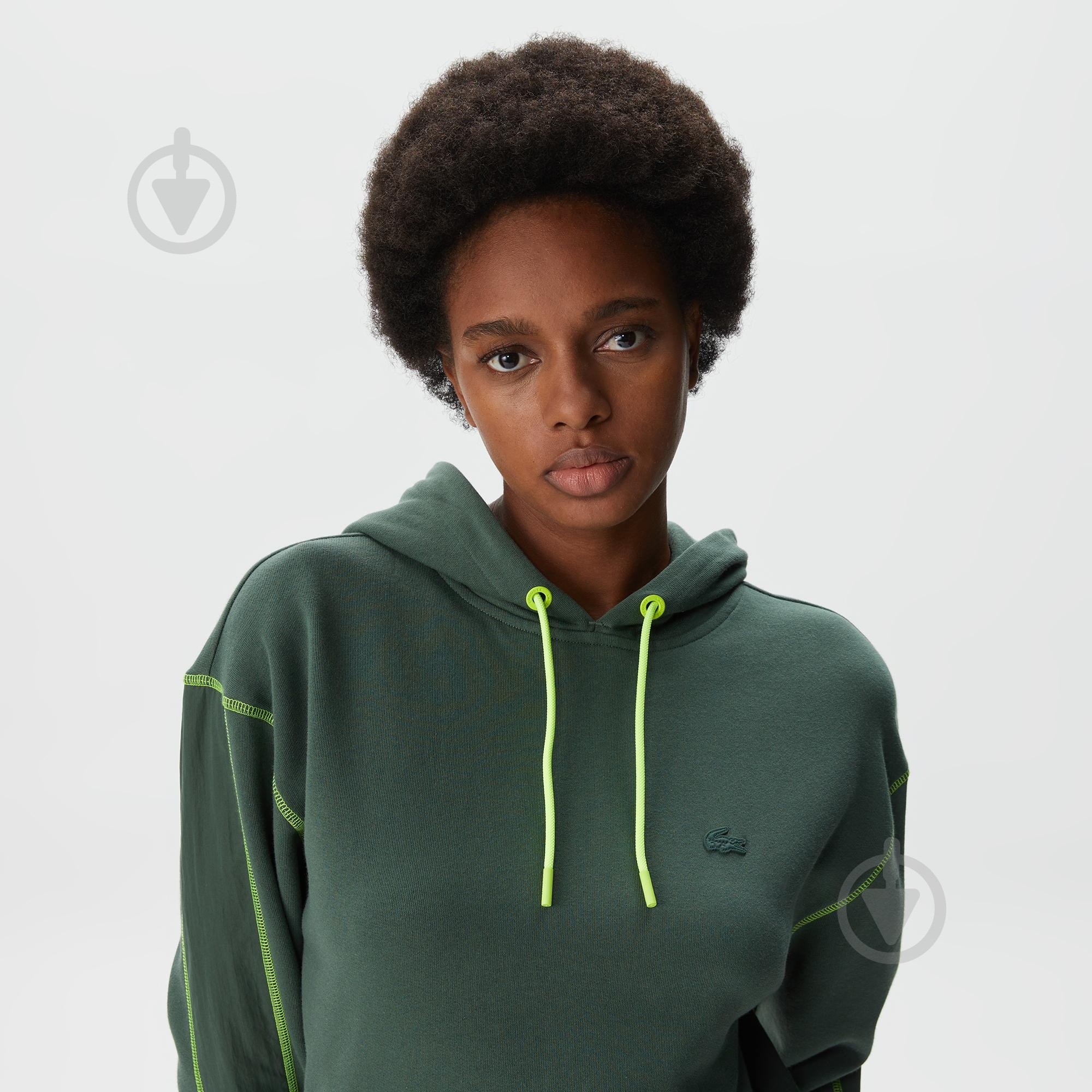 Худи Lacoste SF240303H р.M зеленый - фото 3 Худи Lacoste SF240303H р.M зеленый - фото 3