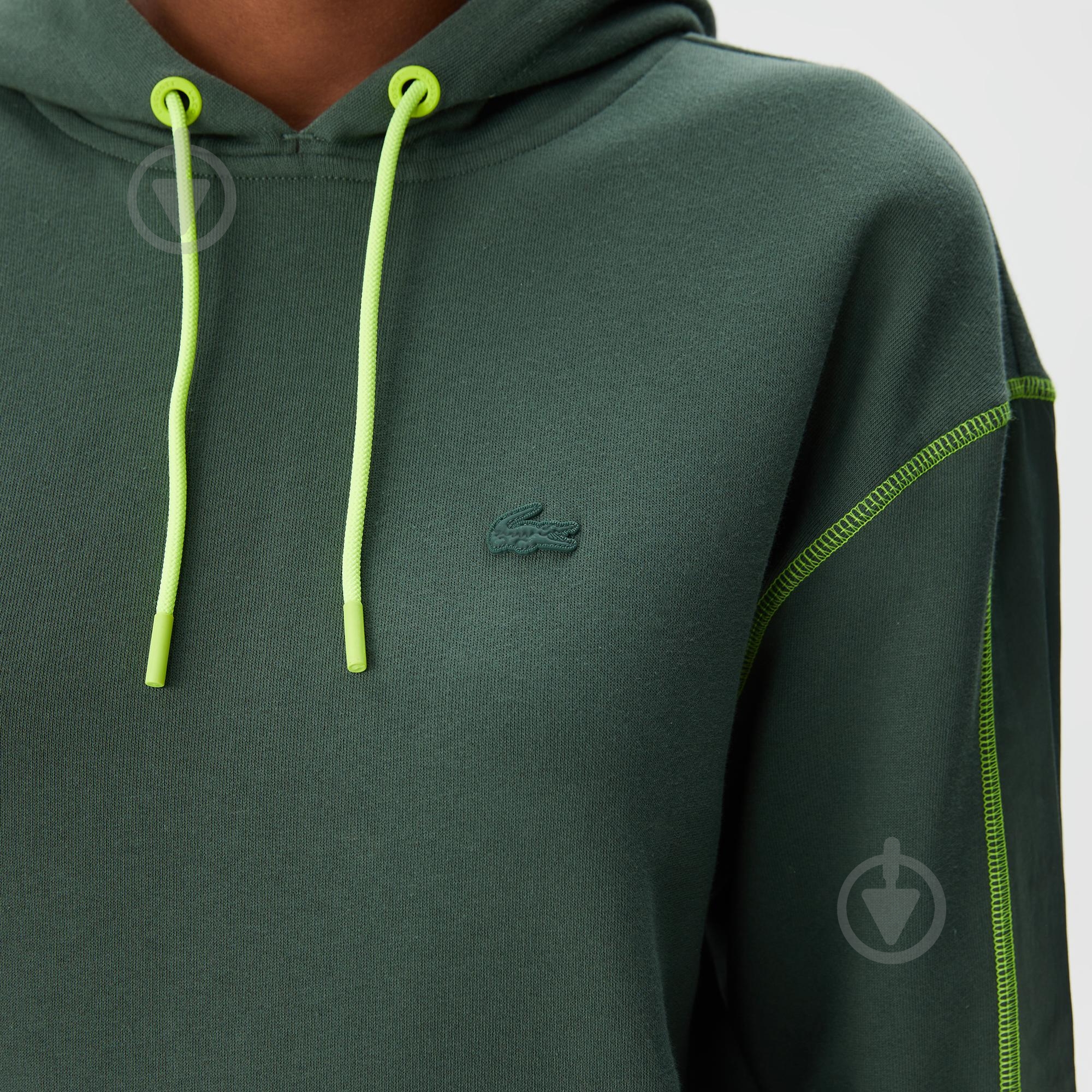 Худи Lacoste SF240303H р.M зеленый - фото 4 Худи Lacoste SF240303H р.M зеленый - фото 4